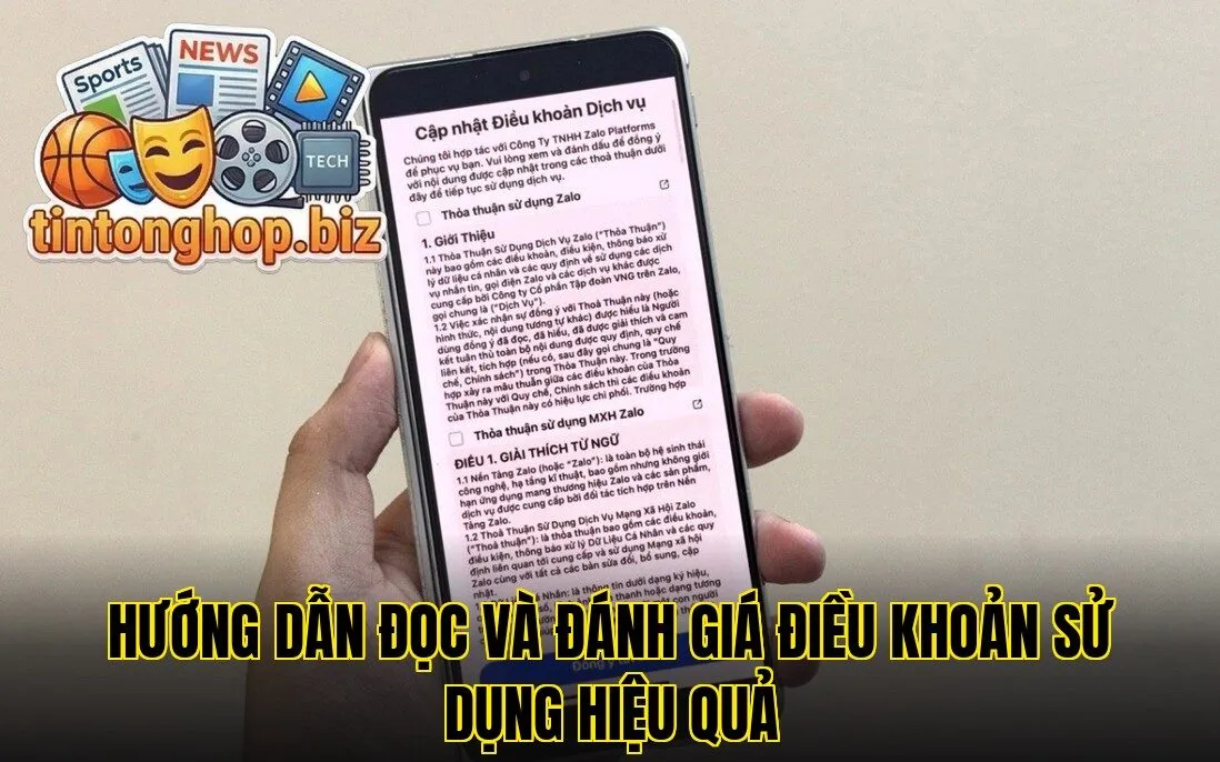 Hướng dẫn đọc và đánh giá điều khoản sử dụng hiệu quả