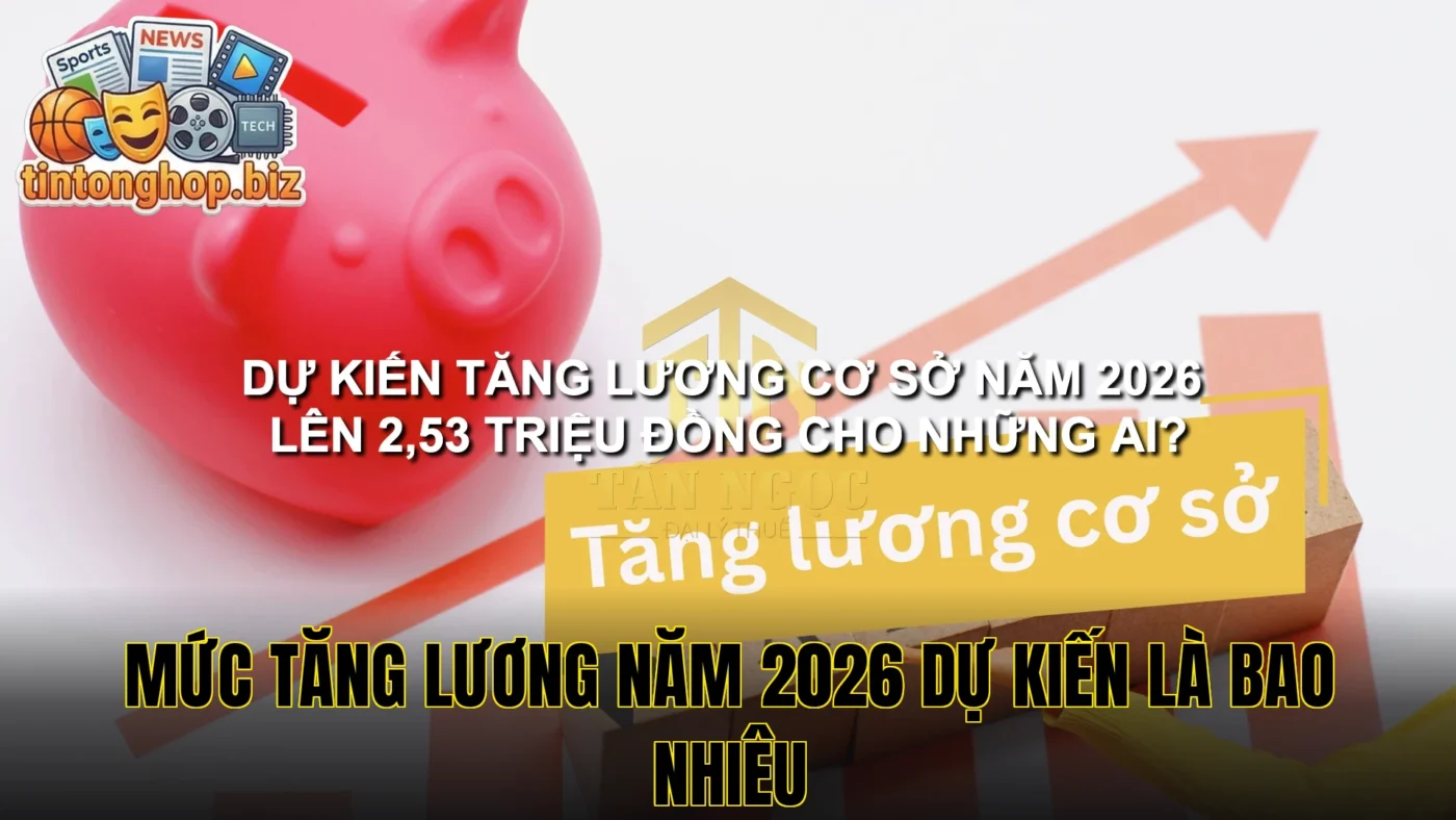 Mức tăng lương năm 2026 dự kiến là bao nhiêu