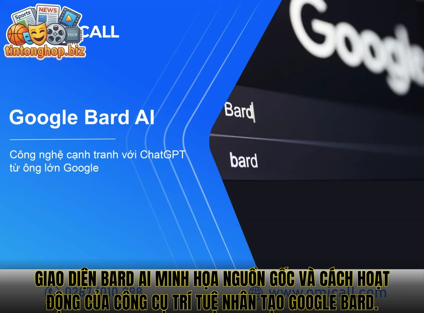 Giao diện Bard AI minh họa nguồn gốc và cách hoạt động của công cụ trí tuệ nhân tạo Google Bard.