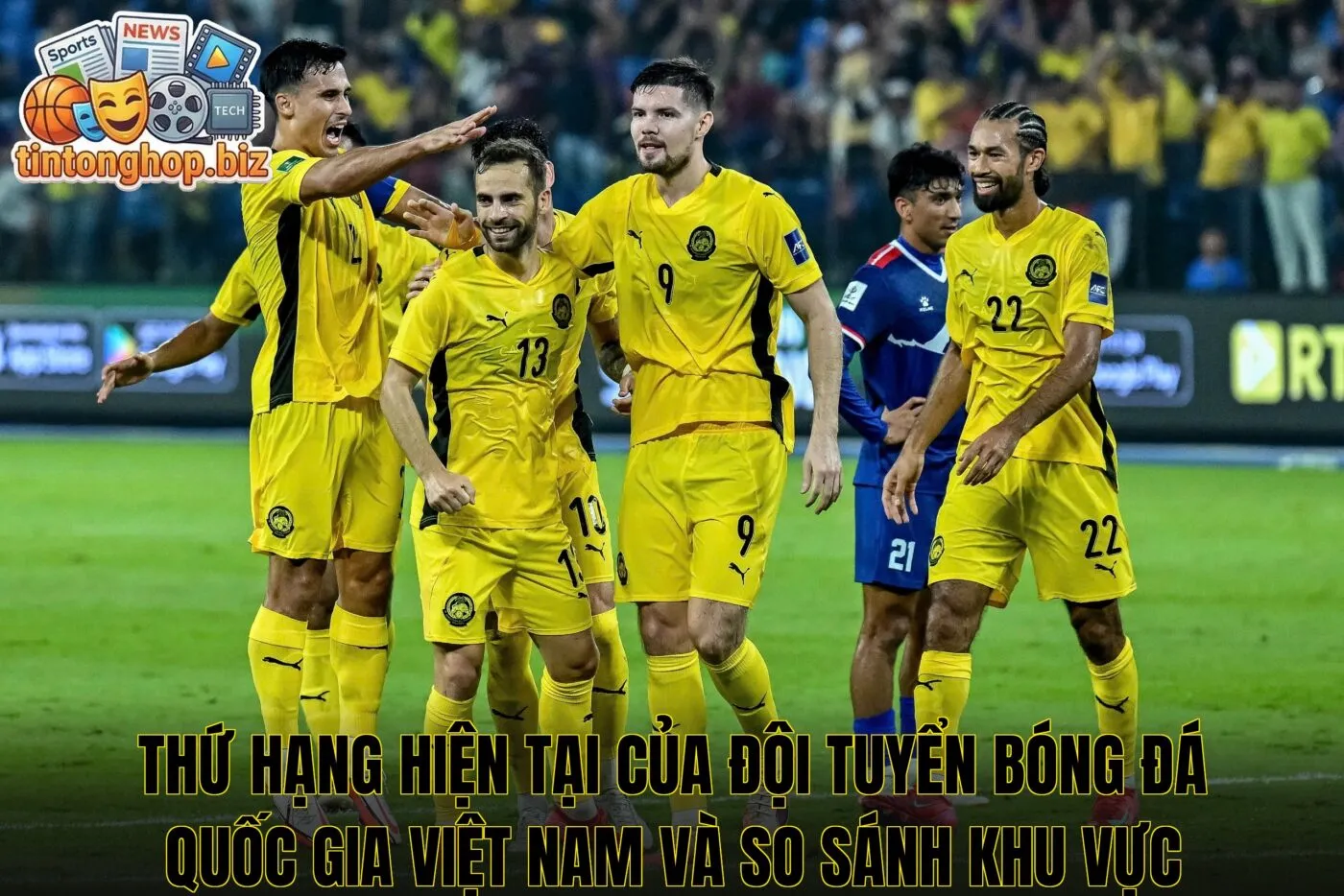 Thứ hạng hiện tại của đội tuyển bóng đá quốc gia Việt Nam và so sánh khu vực