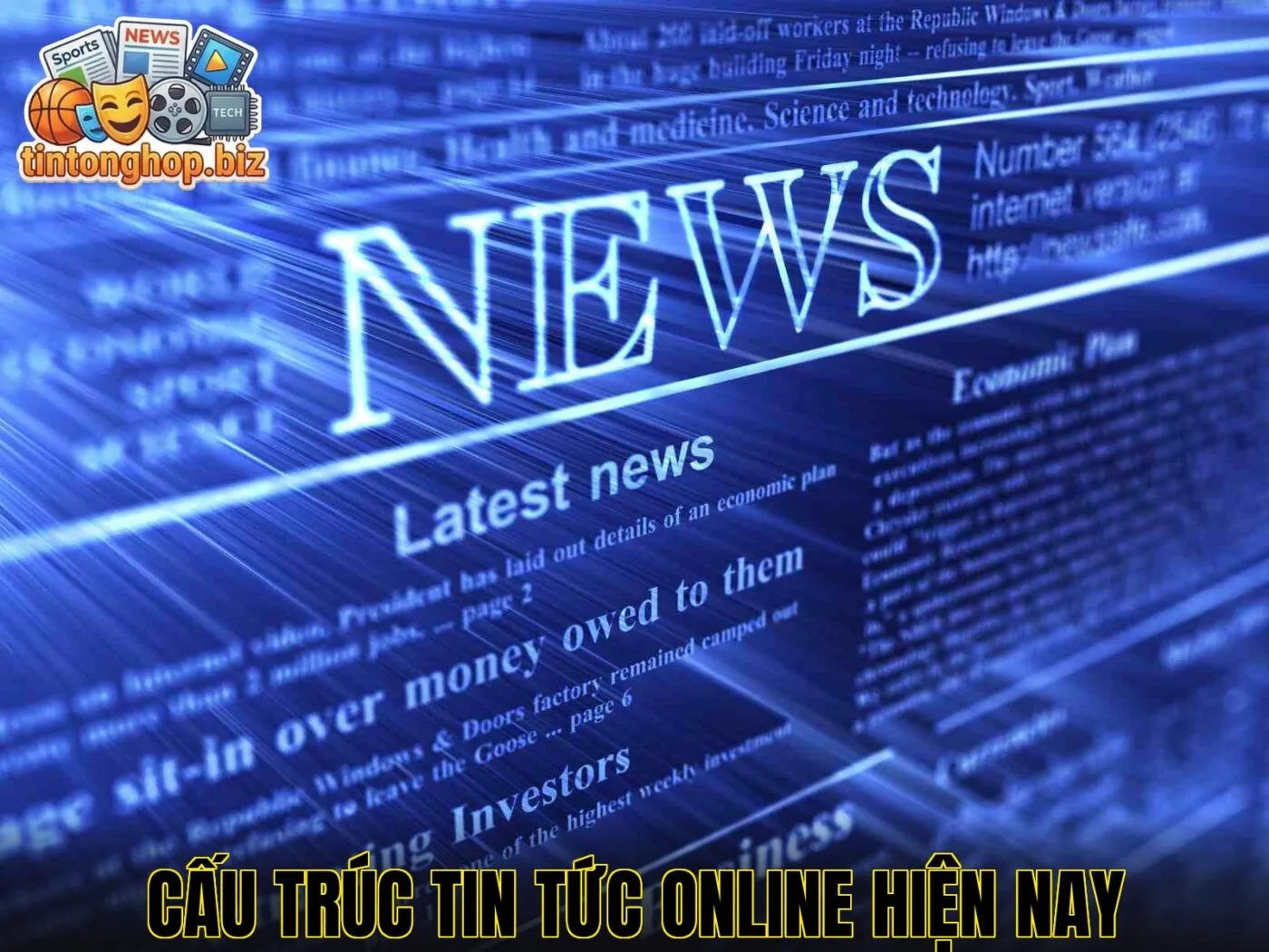Cấu trúc tin tức online hiện nay
