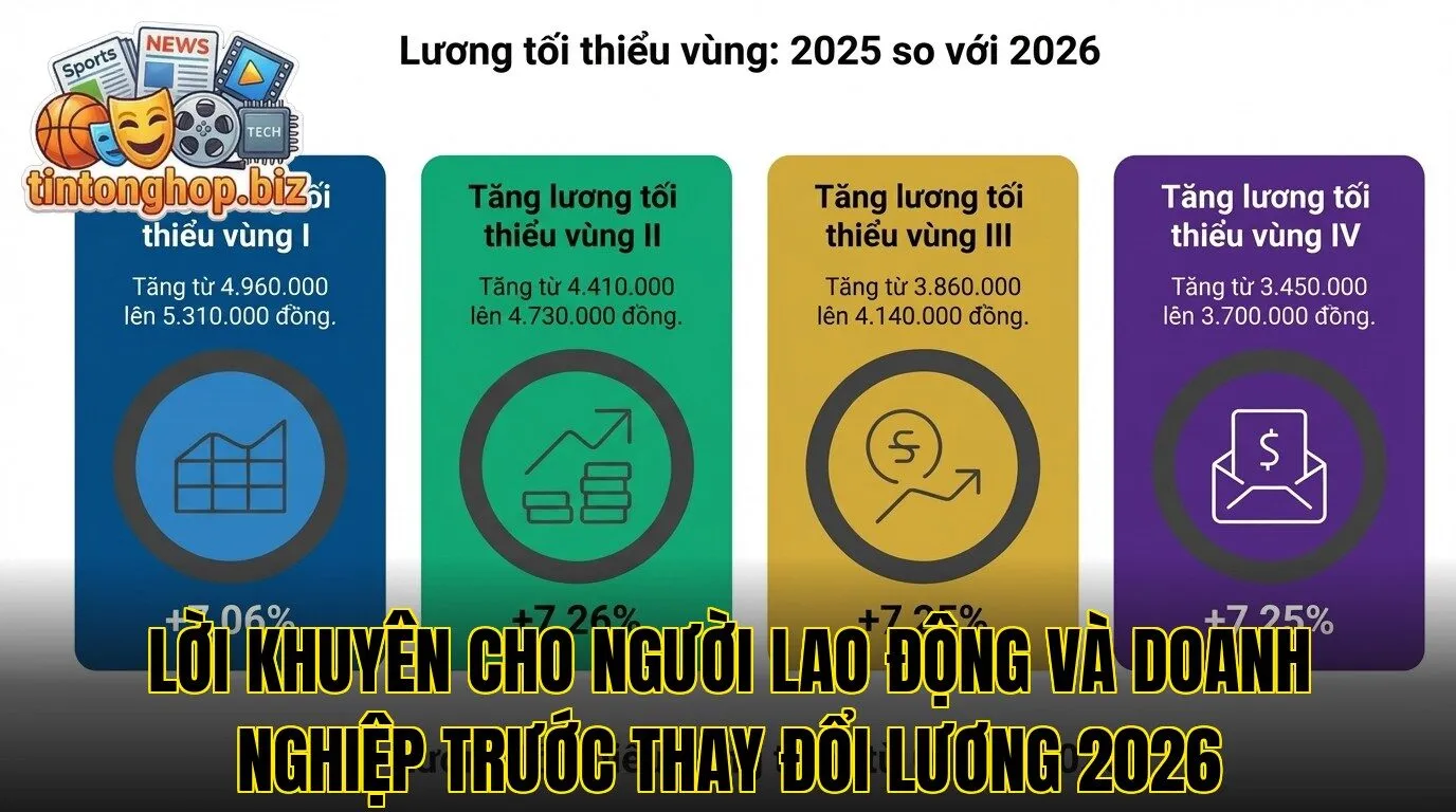 Lời khuyên cho người lao động và doanh nghiệp trước thay đổi lương 2026
