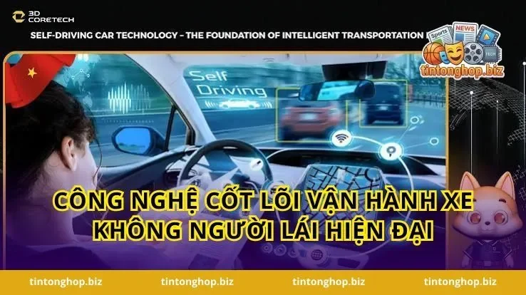 Công Nghệ Cốt Lõi Vận Hành Xe Không Người Lái Hiện Đại